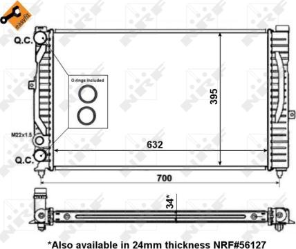 Wilmink Group WG1721488 - Radiators, Motora dzesēšanas sistēma autodraugiem.lv