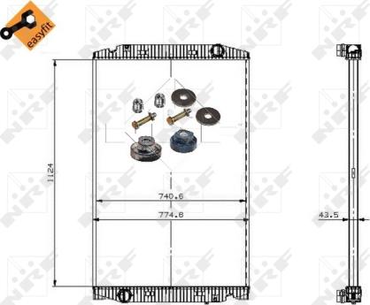 Wilmink Group WG1721558 - Radiators, Motora dzesēšanas sistēma autodraugiem.lv