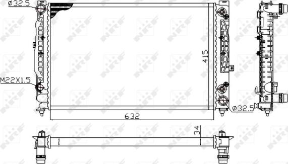 Wilmink Group WG1721699 - Radiators, Motora dzesēšanas sistēma autodraugiem.lv