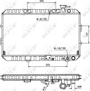 Wilmink Group WG1721666 - Radiators, Motora dzesēšanas sistēma autodraugiem.lv