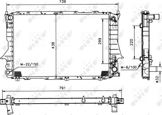 Wilmink Group WG1721607 - Radiators, Motora dzesēšanas sistēma autodraugiem.lv