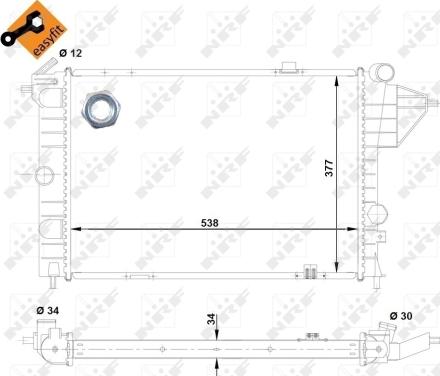 Wilmink Group WG1721616 - Radiators, Motora dzesēšanas sistēma autodraugiem.lv