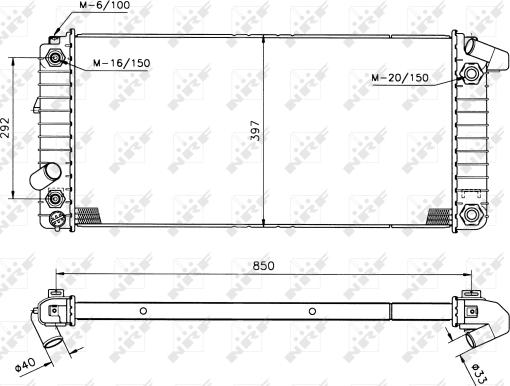 Wilmink Group WG1721162 - Radiators, Motora dzesēšanas sistēma autodraugiem.lv