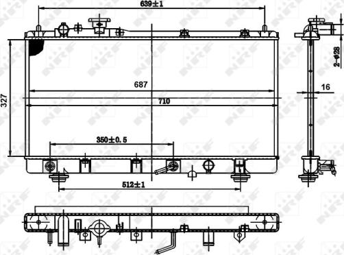 Wilmink Group WG1721139 - Radiators, Motora dzesēšanas sistēma autodraugiem.lv