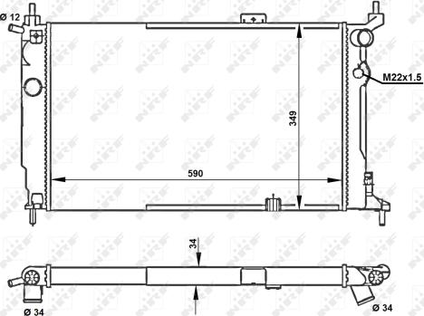 Wilmink Group WG1721865 - Radiators, Motora dzesēšanas sistēma autodraugiem.lv