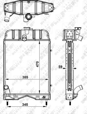 Wilmink Group WG1721839 - Radiators, Motora dzesēšanas sistēma autodraugiem.lv