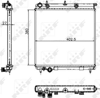 Wilmink Group WG1721316 - Radiators, Motora dzesēšanas sistēma autodraugiem.lv