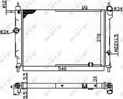 Wilmink Group WG1721327 - Radiators, Motora dzesēšanas sistēma autodraugiem.lv