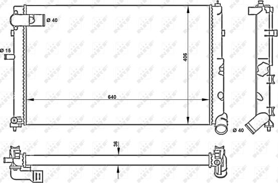 Wilmink Group WG1721279 - Radiators, Motora dzesēšanas sistēma autodraugiem.lv