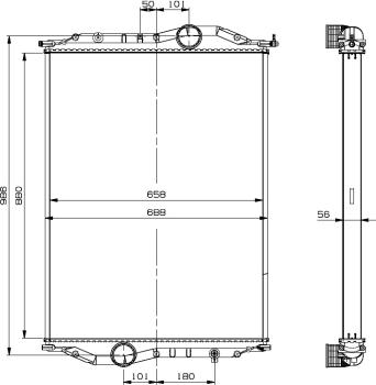 Wilmink Group WG1721753 - Radiators, Motora dzesēšanas sistēma autodraugiem.lv