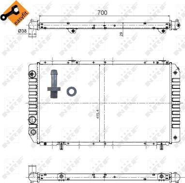 Wilmink Group WG1721788 - Radiators, Motora dzesēšanas sistēma autodraugiem.lv