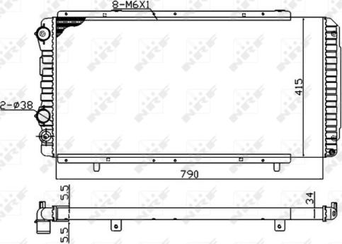 Wilmink Group WG1721787 - Radiators, Motora dzesēšanas sistēma autodraugiem.lv