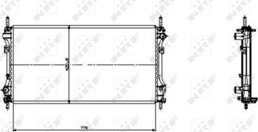 Wilmink Group WG1721739 - Radiators, Motora dzesēšanas sistēma autodraugiem.lv