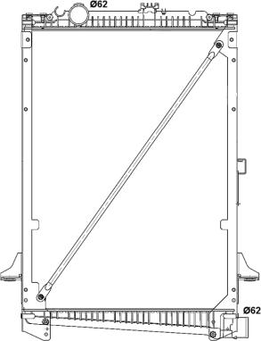 Wilmink Group WG1721735 - Radiators, Motora dzesēšanas sistēma autodraugiem.lv