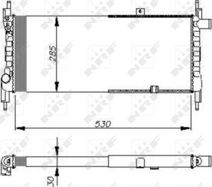 Wilmink Group WG1723499 - Radiators, Motora dzesēšanas sistēma autodraugiem.lv