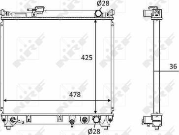 Wilmink Group WG1723459 - Radiators, Motora dzesēšanas sistēma autodraugiem.lv