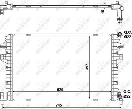 Wilmink Group WG1723421 - Radiators, Motora dzesēšanas sistēma autodraugiem.lv