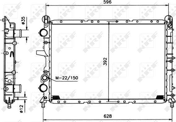 Wilmink Group WG1723596 - Radiators, Motora dzesēšanas sistēma autodraugiem.lv