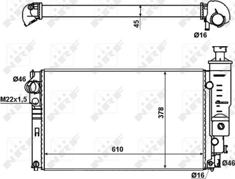 Wilmink Group WG1723552 - Radiators, Motora dzesēšanas sistēma autodraugiem.lv