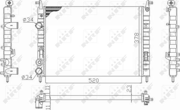 Wilmink Group WG1723504 - Radiators, Motora dzesēšanas sistēma autodraugiem.lv