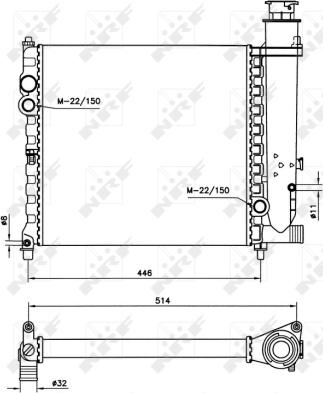 Wilmink Group WG1723501 - Radiators, Motora dzesēšanas sistēma autodraugiem.lv