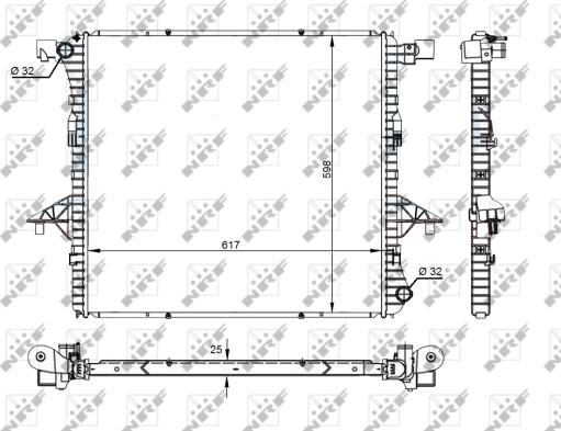 Wilmink Group WG1723659 - Radiators, Motora dzesēšanas sistēma autodraugiem.lv