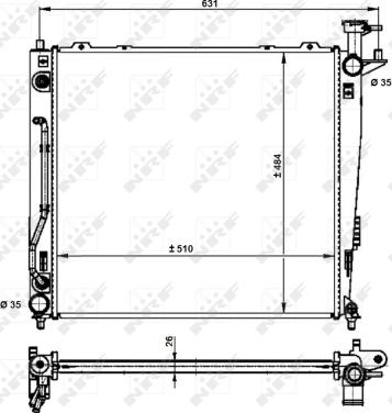 Wilmink Group WG1723664 - Radiators, Motora dzesēšanas sistēma autodraugiem.lv