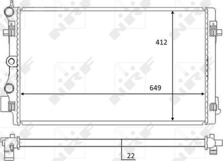 Wilmink Group WG1723608 - Radiators, Motora dzesēšanas sistēma autodraugiem.lv