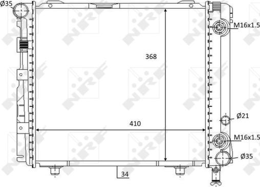 Wilmink Group WG1723636 - Radiators, Motora dzesēšanas sistēma autodraugiem.lv