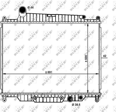 Wilmink Group WG1723630 - Radiators, Motora dzesēšanas sistēma autodraugiem.lv