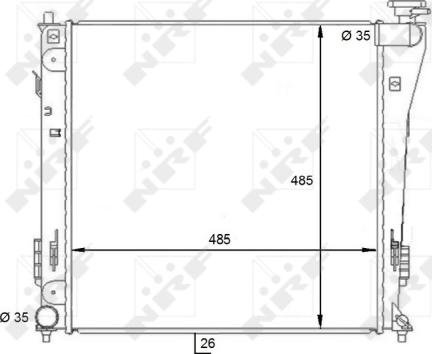 Wilmink Group WG1723625 - Radiators, Motora dzesēšanas sistēma autodraugiem.lv