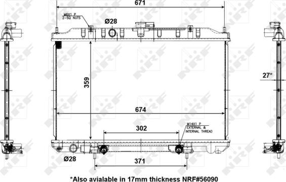 Wilmink Group WG1723044 - Radiators, Motora dzesēšanas sistēma autodraugiem.lv