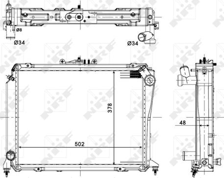 Wilmink Group WG1723061 - Radiators, Motora dzesēšanas sistēma autodraugiem.lv