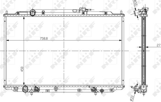 Wilmink Group WG1723007 - Radiators, Motora dzesēšanas sistēma autodraugiem.lv