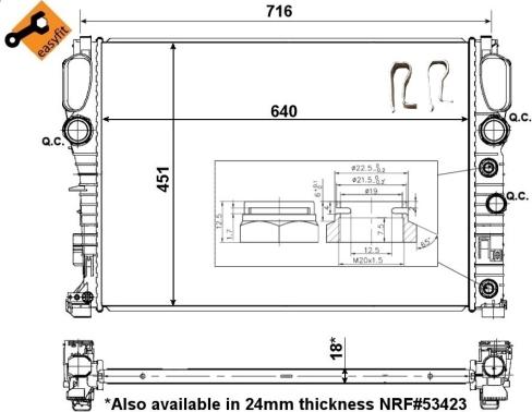 Wilmink Group WG1723029 - Radiators, Motora dzesēšanas sistēma autodraugiem.lv