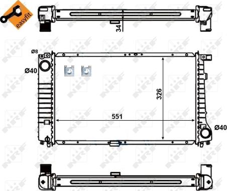 Wilmink Group WG1723074 - Radiators, Motora dzesēšanas sistēma autodraugiem.lv