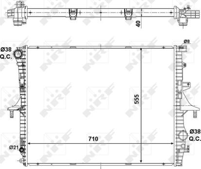 Wilmink Group WG1723071 - Radiators, Motora dzesēšanas sistēma autodraugiem.lv