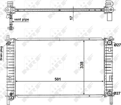 Wilmink Group WG1723077 - Radiators, Motora dzesēšanas sistēma autodraugiem.lv