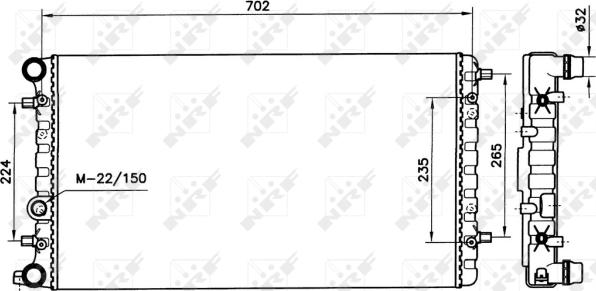 Wilmink Group WG1723155 - Radiators, Motora dzesēšanas sistēma autodraugiem.lv