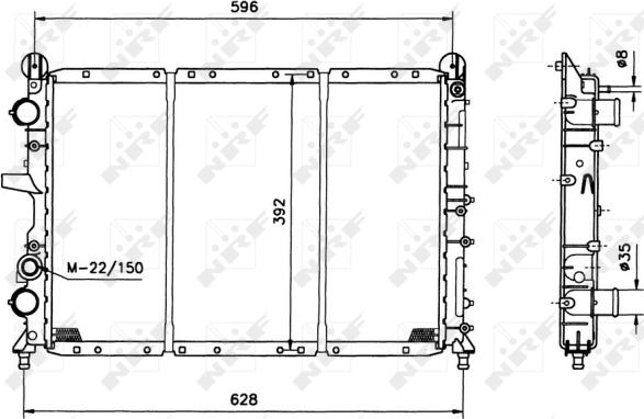 Wilmink Group WG1723150 - Radiators, Motora dzesēšanas sistēma autodraugiem.lv