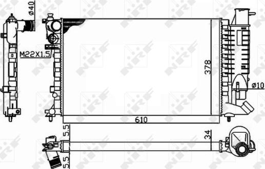 Wilmink Group WG1723129 - Radiators, Motora dzesēšanas sistēma autodraugiem.lv