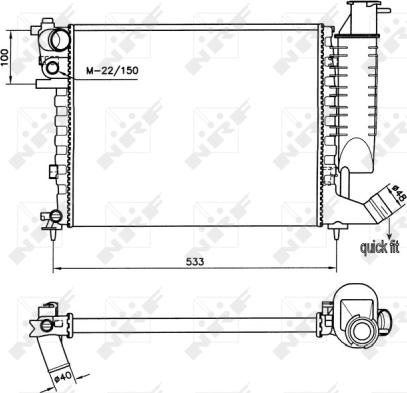 Wilmink Group WG1723179 - Radiators, Motora dzesēšanas sistēma autodraugiem.lv