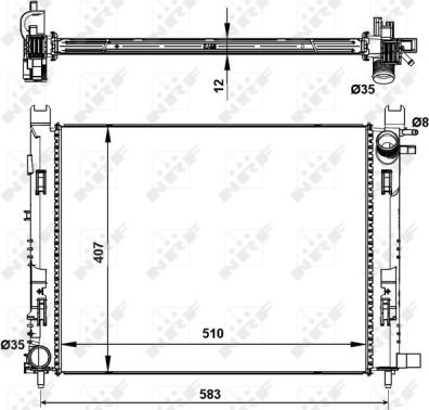 Wilmink Group WG1723395 - Radiators, Motora dzesēšanas sistēma autodraugiem.lv