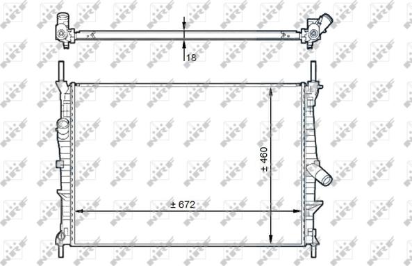 Wilmink Group WG1723392 - Radiators, Motora dzesēšanas sistēma autodraugiem.lv