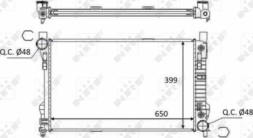 Wilmink Group WG1723344 - Radiators, Motora dzesēšanas sistēma autodraugiem.lv