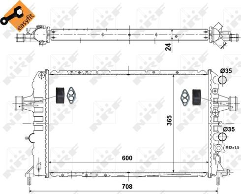 Wilmink Group WG1723315 - Radiators, Motora dzesēšanas sistēma autodraugiem.lv