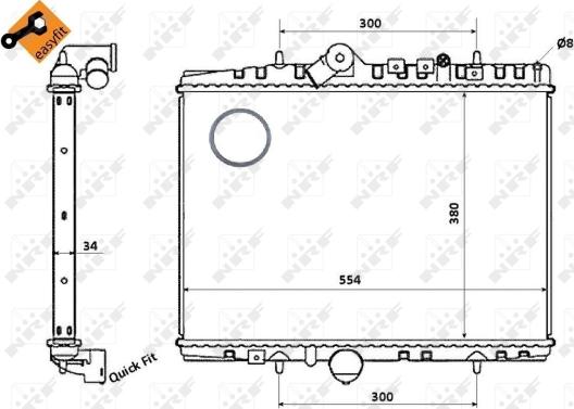 Wilmink Group WG1723311 - Radiators, Motora dzesēšanas sistēma autodraugiem.lv