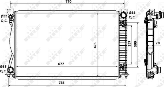 Wilmink Group WG1723318 - Radiators, Motora dzesēšanas sistēma autodraugiem.lv