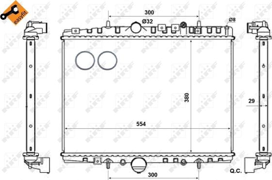 Wilmink Group WG1723265 - Radiators, Motora dzesēšanas sistēma autodraugiem.lv