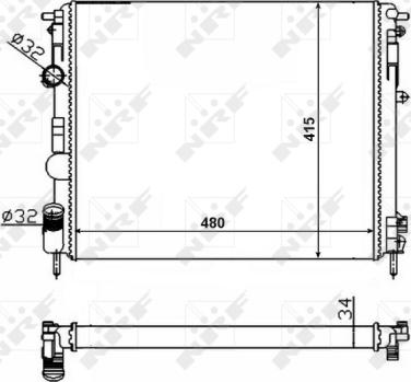 Wilmink Group WG1723208 - Radiators, Motora dzesēšanas sistēma autodraugiem.lv